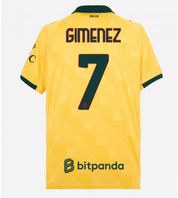 AC Milan Santiago Gimenez #7 Replik 3rd trikot 2025-26 Kurzarm